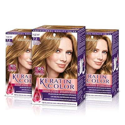 Keratin Color Cream Coloración Del Cabello 73 Rubio Dorado