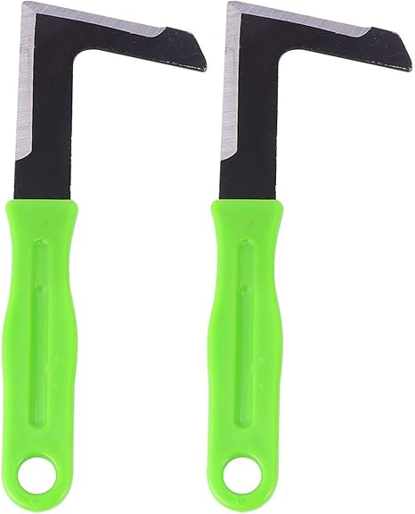 Amazon Co Jp 人気のガーデンツール鎌 ガーデンパティオ雑草カッター舗装雑草石形の2個のlは Groove草取り鎌芝刈り機雑草を削除します ホーム キッチン