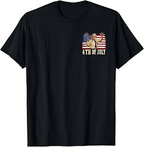 Happy 4th of July to All You Sumbitches 2 Side T-Shirt