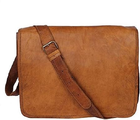 pranjals house Leather Unisex Cross-Body Bag , Brown