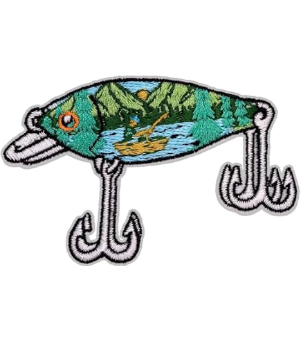 Crappie Fisch Aufnäher / Aufbügler 2-3/4 – Gestickt Für Angler, Caps & Jacken