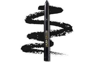 LAURA GELLER NEW YORK Kajal Longwear Kohl Eyeliner Pencil with Caffeine, Smooth & Blendable Makeup, Deep Black