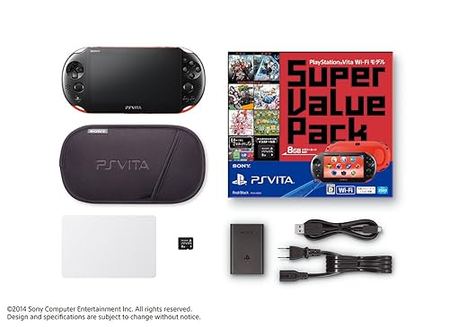 PlayStation Vita Super Value Pack Wi-Fi model Red / Black in