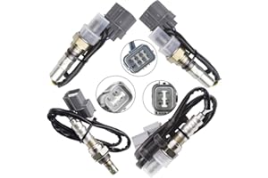 Guniang 4x Oxygen O2 Sensor 1 & 2 for 2005-2008 Acura RL 3.5L; 2006-2008 Honda Ridgeline 3.5L; 2004-2007 Saturn Vue 3.5L Upper + Lower