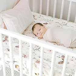 GRSSDER Stretch Ultra Soft Jersey Knit Fitted Crib