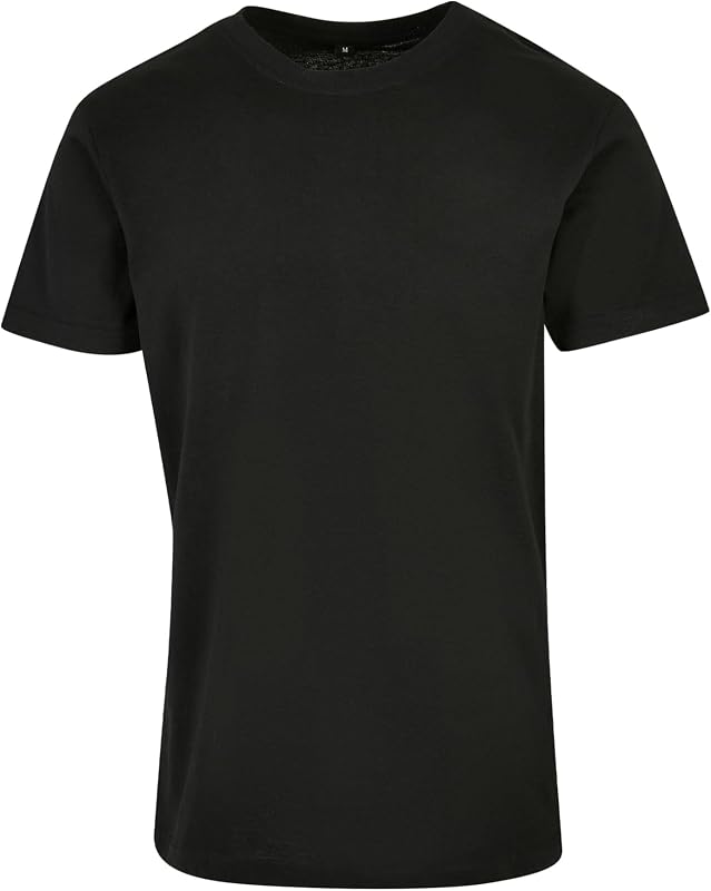Pacote de T-shirts Básicas de Gola Redonda Masculina de 1/3/5
