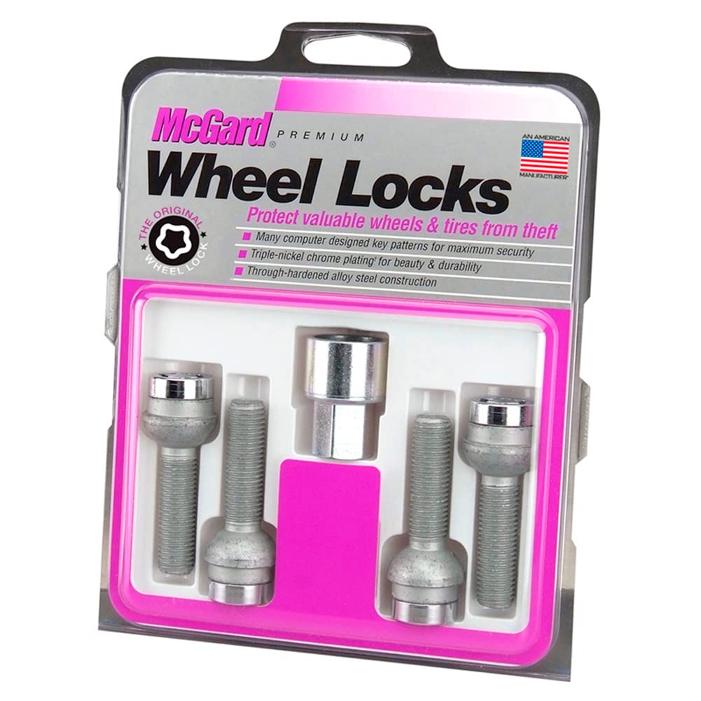 28023SU Wheel Lock Bolts SU M12 x 1,5, radius seat, shaft length 39,9 mm, Overall length 63,0 mm, He