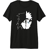 Naruto Sasuke Split Face Anime Premium Tri-blend T-Shirt