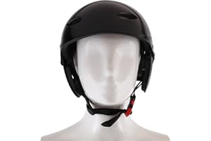 Yaregelun Safety Protector Helmet 11 Breathing Holes for Kayak Canoe Surf Paddleboard - Black