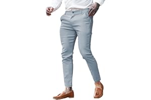 GINGTTO Mens Dress Pants Slim Fit Chino Pants for Men Stretch