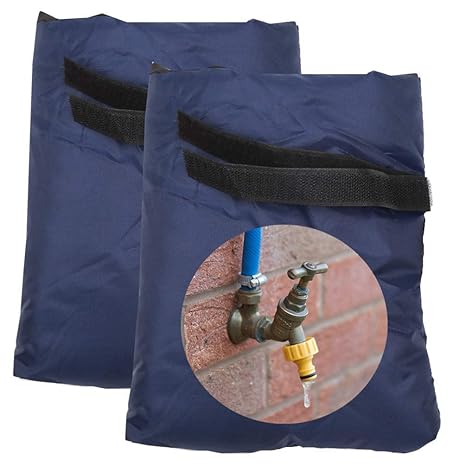 Blueprint PX Set von 2 Wasserhahn-Abdeckungen für den Außenbereich, schützt Ihren Garten-Wasserhahn vor dem Einfrieren Einer 