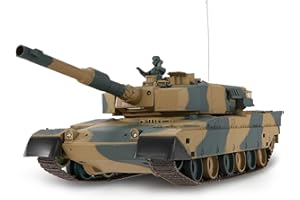 POCO DIVO Type 90 Japan Battle Tank RC Airsoft Panzer 1/24 Scale Model 2.4Ghz Remote Control Military Vehicle Combat Fight Infrared BB