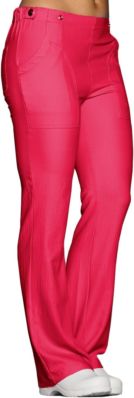 Crush Scrubs ''HOTSTUFF' Half Elastic Cargo Pants' Scrub Bottoms