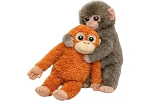 Cuddly Punch Monkey Plush - Soft Monkey Stuffed Animal Toy, Eco-Friendly Washable Monkey Punch Plushie, Symbol of Friendship 