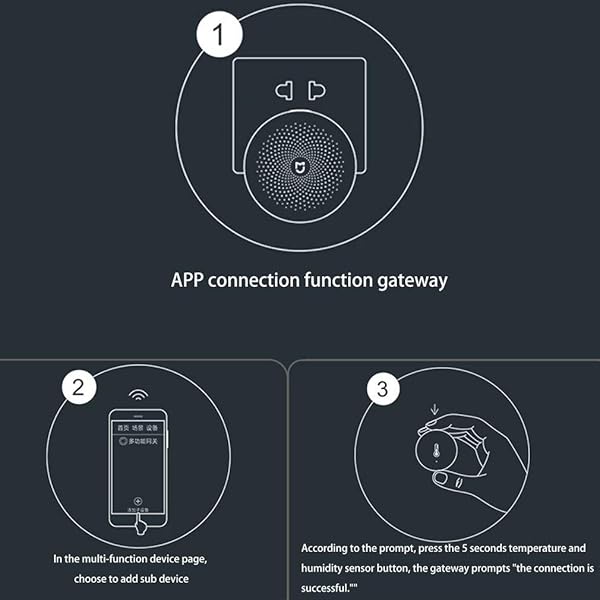 Smart Temperature Humidity Sensor WiFi Wireless Work for Xiaomi Smart Home Home App