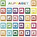 teytoy Baby Toys, 26pcs Baby's Non-Toxic Educational Soft Intelligence Development Cloth Card Infant Learning Toys My First Alphabet Cards