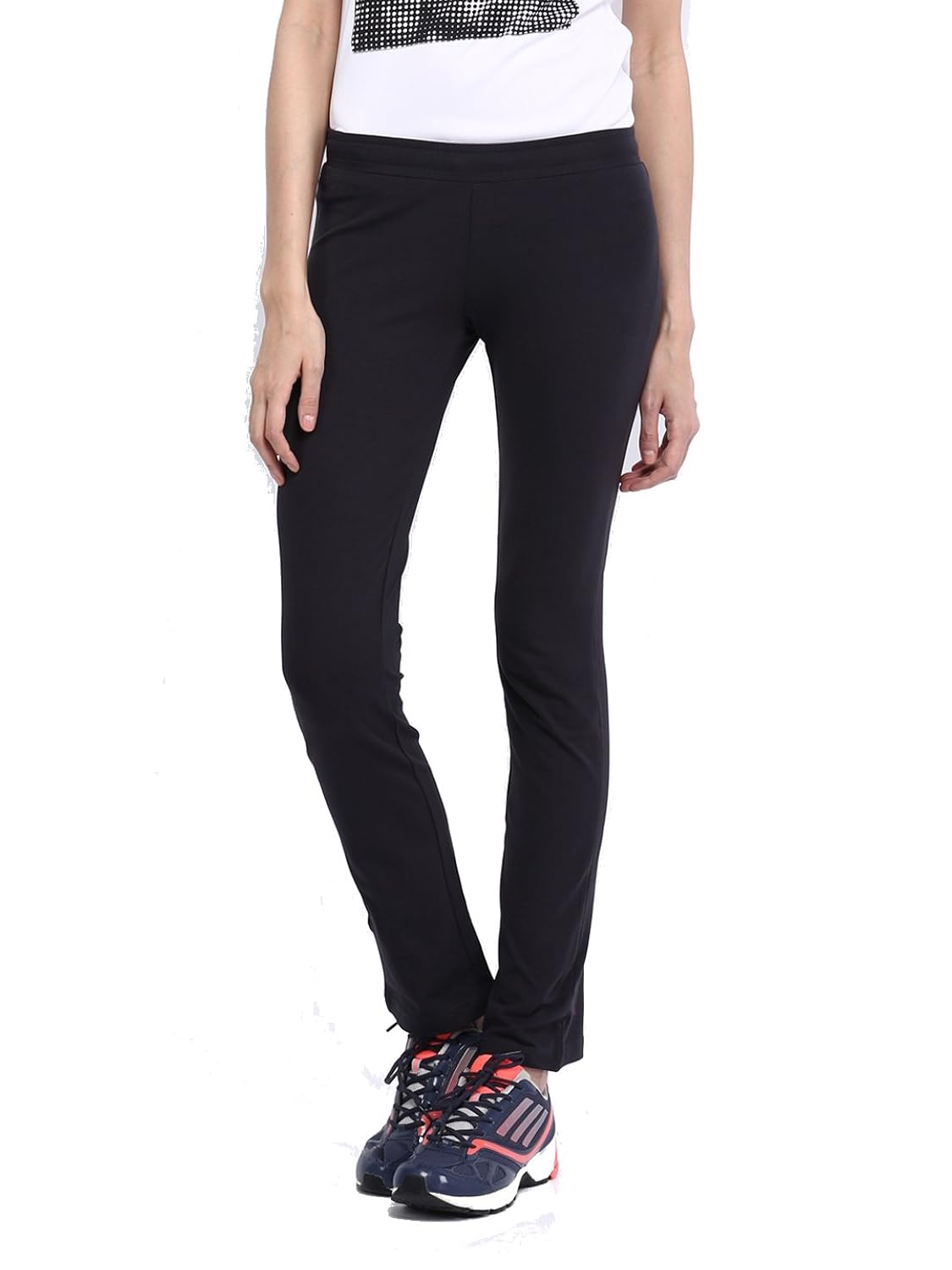 crazy prints womens black track pant