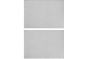 OSALADI Scratch-Resistant Color Changing Laptop Skin 2 Sheets Brushed Silver Protective Film Decal for