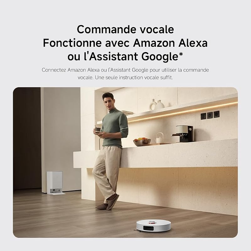 X20 Pro Aspirateur Robot Laveur, Serpillières Relevables, 7000 Pa