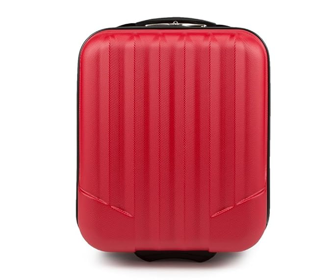 WITTCHEN Reisekoffer Trolley 17 Koffer Bordgepäck Handgepäck | Rot | Abmessungen: 32 x 25 x 42 cm | Kapazität: 25 L | Gewicht