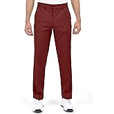 Bakery Men's Golf Pants Stretch Lightweight Straight Relaxed Fit Flat Front Pants