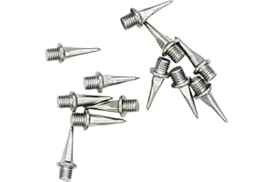 DYNWAVE 12Pcs Starting Block Spikes Replacement Spikes Track and Field M4.8 Accessories Sprinter Pedals Cleats for Speed