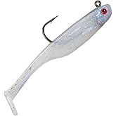 Strike King Homing Minnow Fishing Lure, 3-Inches, 1/4-Ounce, Pearl | 3-Pack