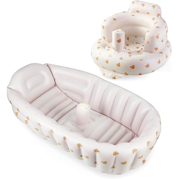 Lavabo Pliable Bébé Dinosaure - Bassin De Voyage Pour Camping, Pique-nique