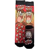 Spoontiques Taz Novelty Crew Socks, One Size, Apparel Clothing Accessories