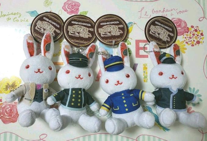 Amazon Co Jp 4種セット明治東亰恋伽 マスコット ぬいぐるみ 泉鏡花春草 めいこい うさぎ ホビー 通販