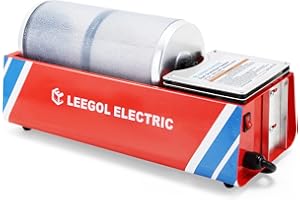 Leegol Electric Rock Tumbler Machine (Pro Double Barrel)