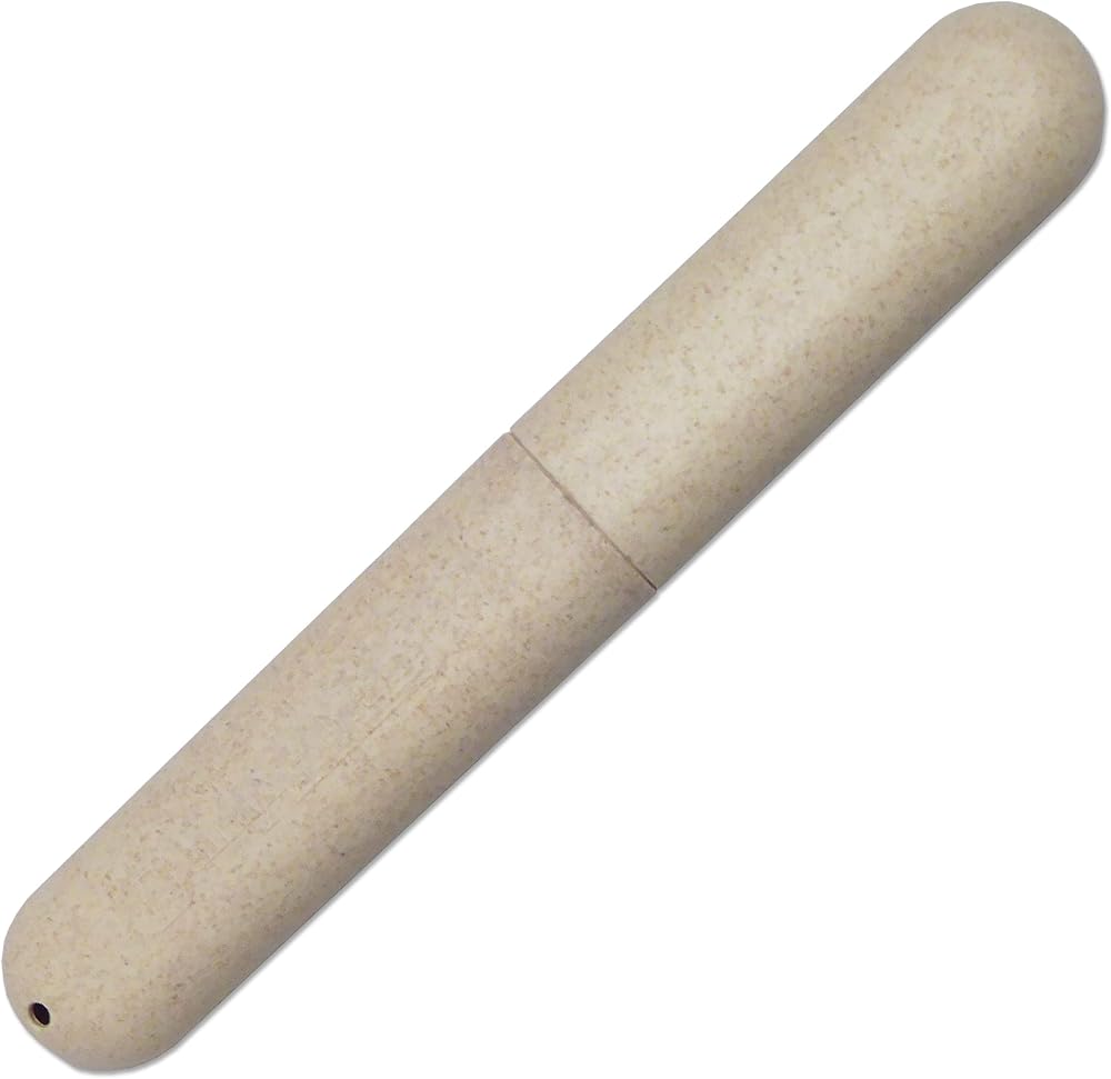 Dental Aesthetics Eco Wheat Straw Toothbrush Travel Case White
