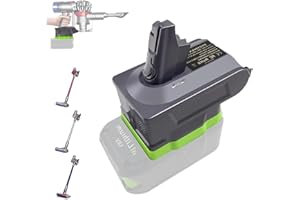 URUN V6 Adapter for Dyson V6 Vacuum Cleaner Convert for Ryobi 18V Lithium Battery for V6 Battery Compatible with DC58 DC59 DC61 DC62 DC72 DC74 Absolute Animal Motorhead Slim SV03 SV04 SV05 SV06