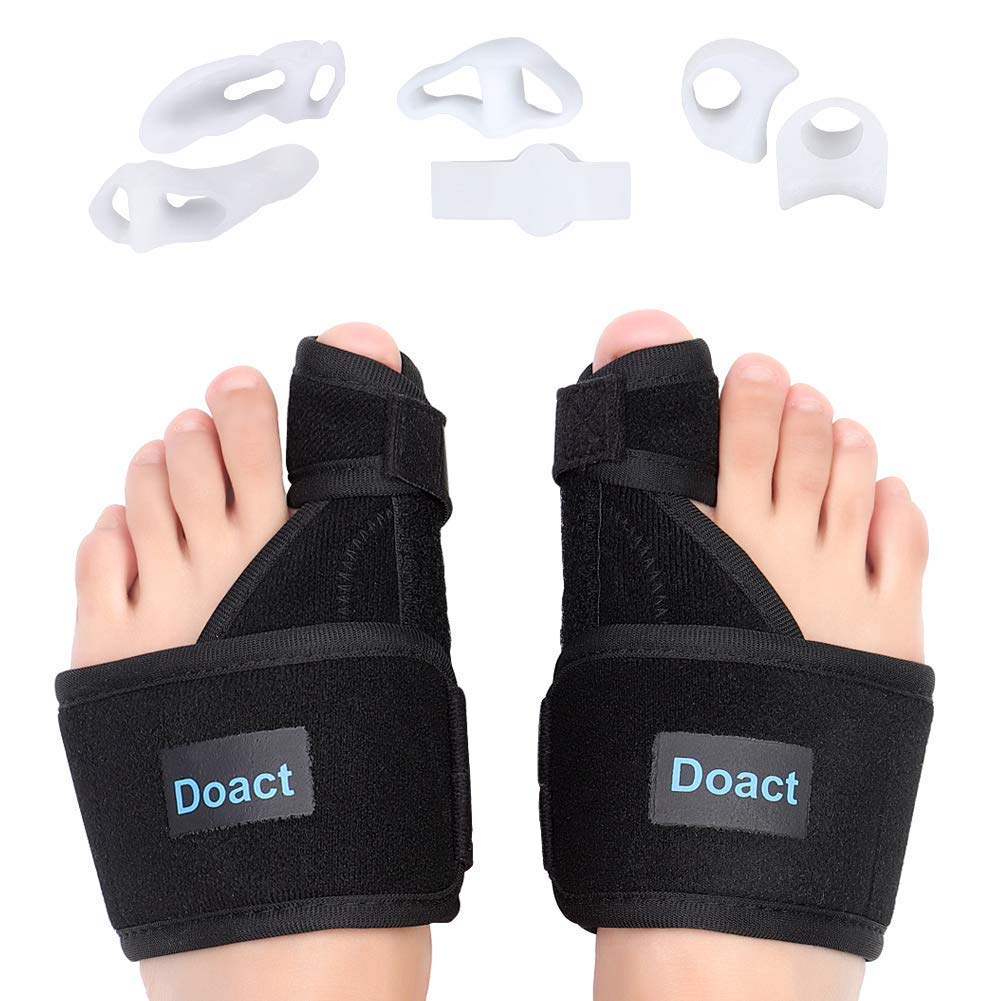 Bunion Splint Day and Night Corrector Kit Toe Straightener Brace Plus