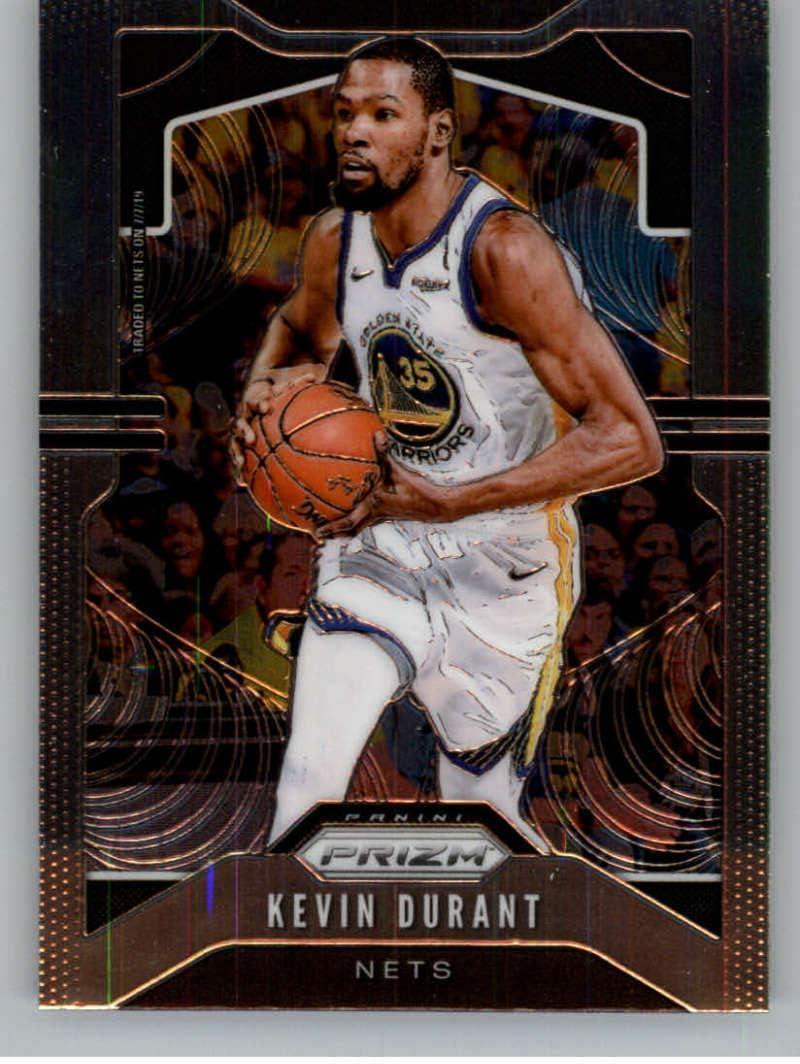 2019-20 Prizm NBA #210 Kevin Durant Brooklyn Nets Official Panini Basketball Trading Card