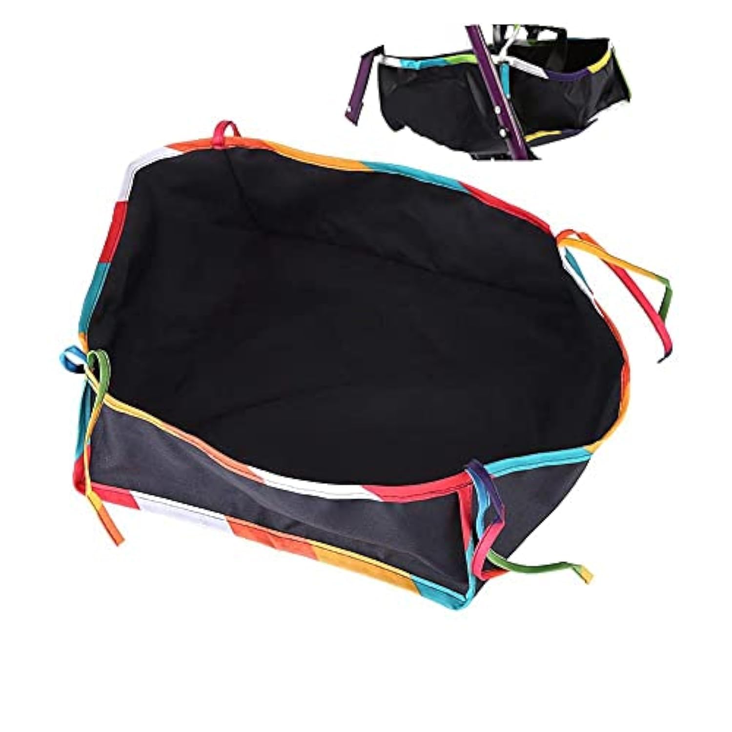 1Pcs Baby Stroller Bottom Basket Baby Pushchair Pram Bottom Basket Shopping Storage Case Organizer Bag