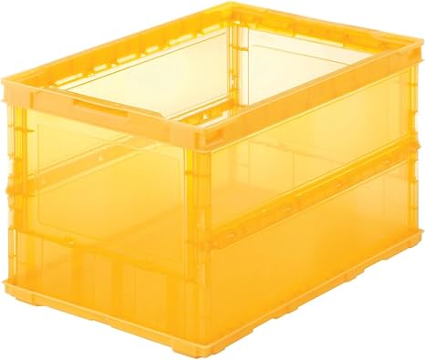 Amazon Trusco トラスコ 薄型折りたたみコンテナスケル 50l オレンジ Tsk O50b Or Diy 工具 ガーデン