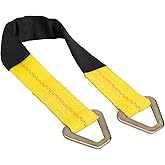 Keeper &ndash; 2&rdquo; x 24&rdquo; Premium Axle Tie Down Strap with D Rings - 3,333 lbs. Working Load Limit and 10,000 lbs. Break Strength,One Color