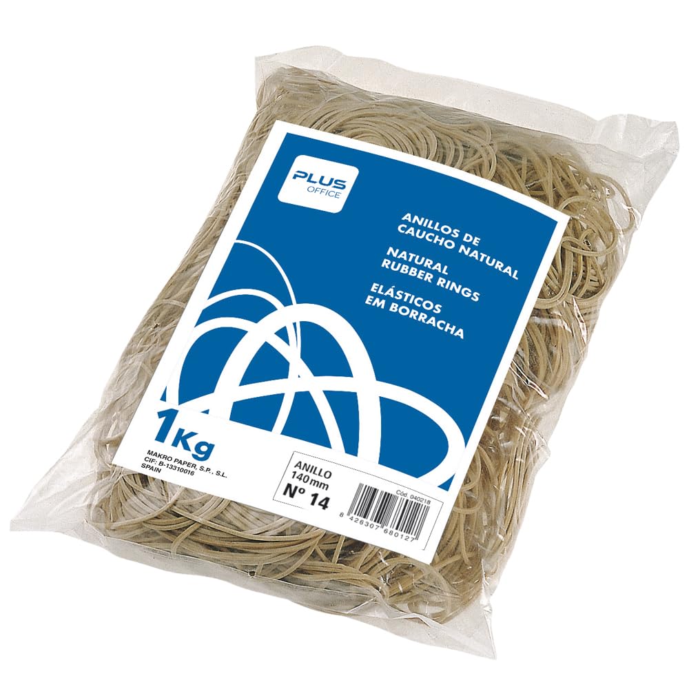 Makro Paper 040217 No. 12 Rubber Bands, 120 mm, 1 kg Bag
