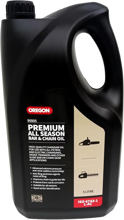 Oregon Chain and Bar Oil 5L Premium Bar and Chain Oil for Saws