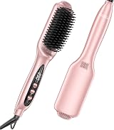 LANDOT Hair Straighteners Brush Ionic Ceramic Dual Voltage 12 Temp Settings view 8