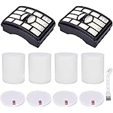 Leadaybetter 2 HEPA + 4 Foam & Felt Filters for Shark Rotator Pro Lift-Away NV500, NV501, NV502, NV503, NV505, NV510, NV520,N