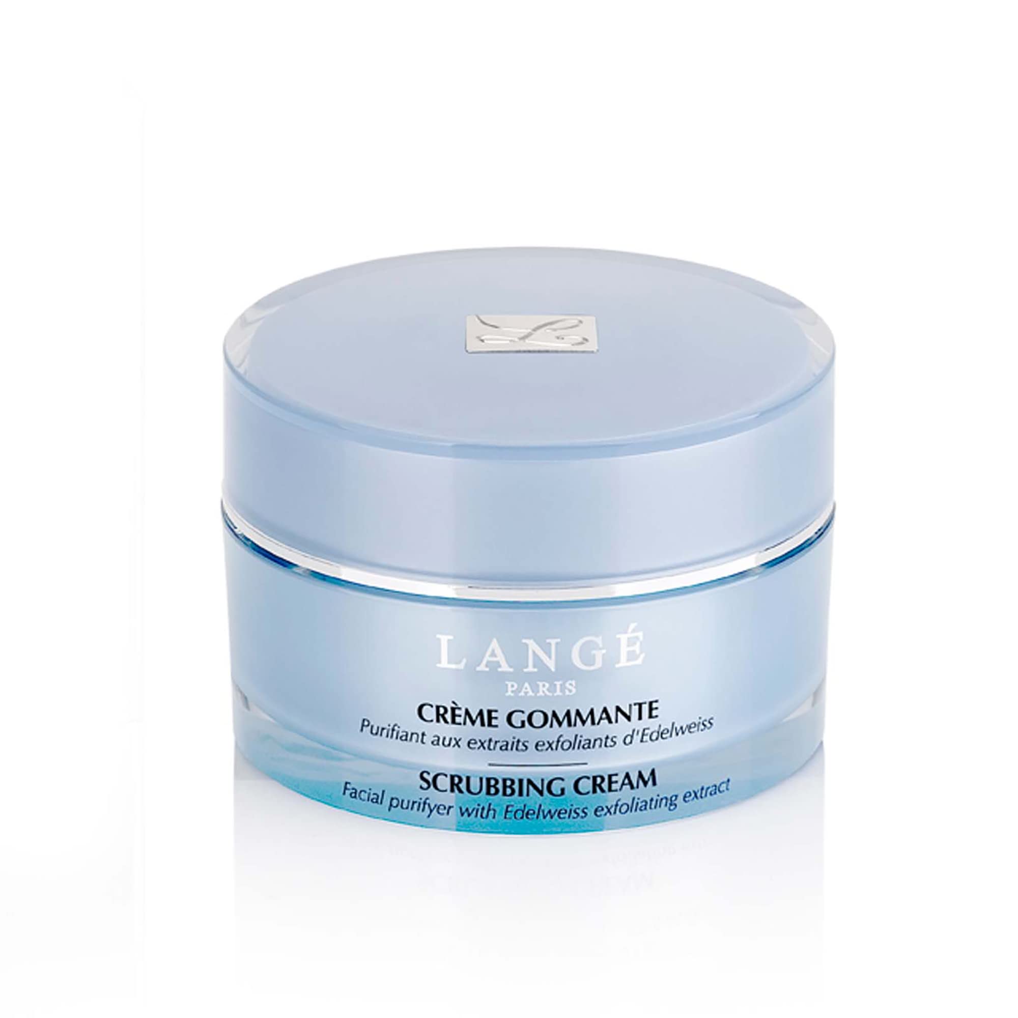 LANGE Soft Skin Scrubbing Face Cream - Gently Exfoliates Skin And Restores Radiance - Refines Skin Texture - Revitalizes Complexion - Eliminates Impurities And Dead Cells - Sweet Scented - 1.7 Oz