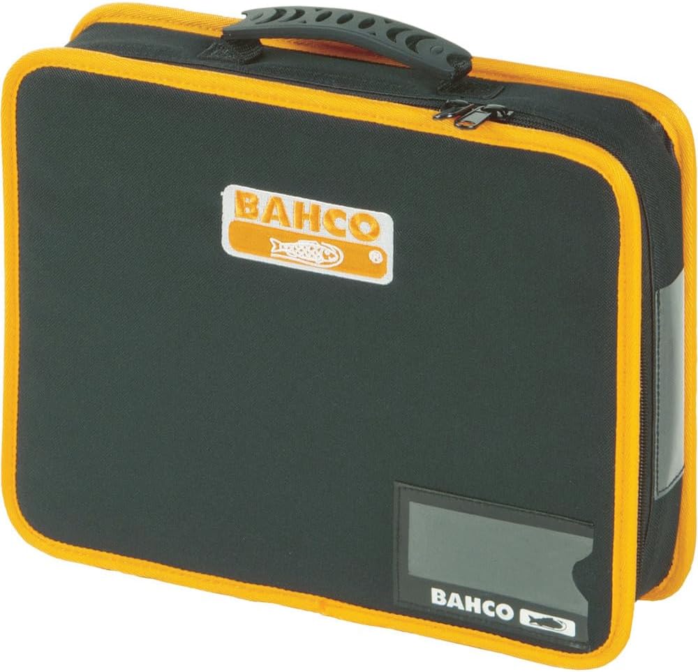 Bahco 4750FB5B Tool Folder Rubber Handle Multi-Colour Small Elastic Pockets