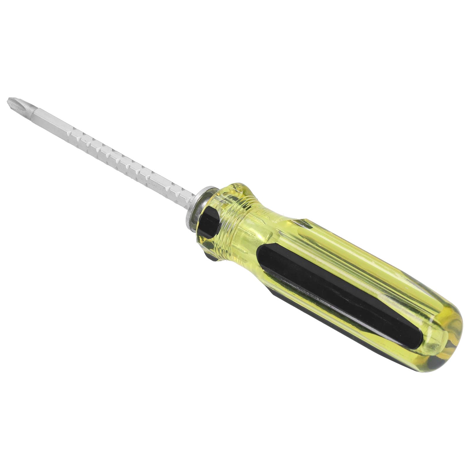 Double-Headed Telescopic Magnetic Screwdriver Set, Chrome Vanadium Steel, PH2 Phillips & SL6 Flat Heads, Portable Tool for Mechanical & DIY, Pack of 1