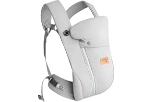 vrbabies New Upgrade Ergonomic Baby Carrier Newborn Toddler Wrap Carrier,Hands Free Baby Sitting Support Sling,Breathable,Perfect for Infants/Chest Sling for Babies Shower Gift (Light Grey)