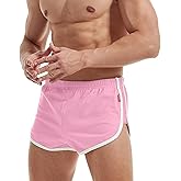 AIMPACT Mens Running Shorts 3 Inch Gym Athletic Workout Short Shorts Vintage Booty Shorts