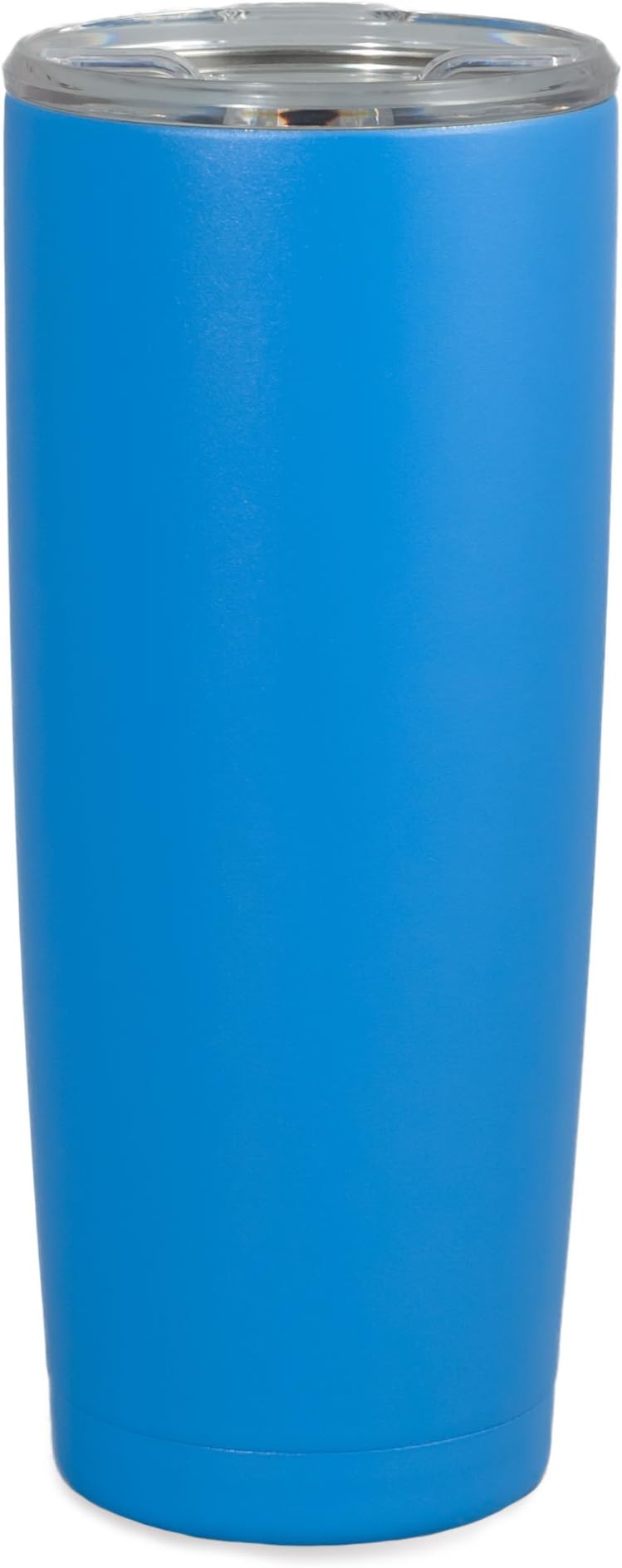 20 oz Blue Stainless Steel Tumbler - Insulated and Seamless with a Twist to Close Lid and Straw Guaranteed to Keep Cold or Hot Drinks at the Perfect Temperature for Your One Busy Life