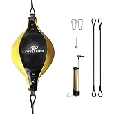 Double End Boxing Speed Bag: Speed Bags for Boxing Reaction Agilit &amp; Hand Eye Coordination Training - Boxing Reflex Ball for Home Gym