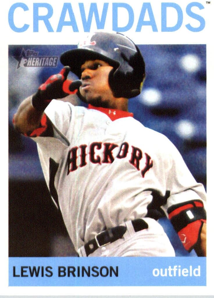 2013 Topps Heritage Minor League Baseball Card 114 Lewis Brinson MINT